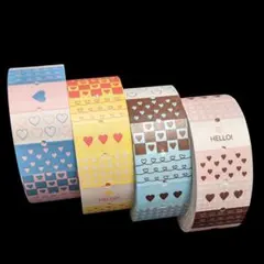 2684·forme.さんハートアソート·ラベラーシールおすそ分け♡定形郵便発送