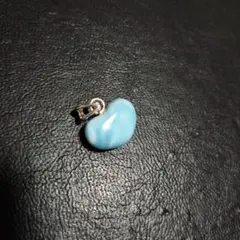 ラリマー ミニハート ペンダントトップ D-170