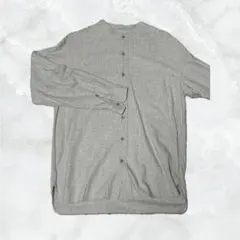 UNIQLO ノーカラーシャツ　長袖