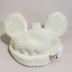 東京ディズニーリゾート ミッキー ボア ファンキャップ 白