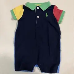 Ralph Lauren ネイビー ロンパース 刺繍