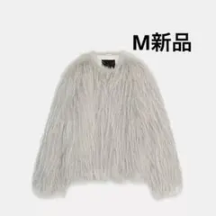 ZW COLLECTION フェイクファーコート　ZARA M