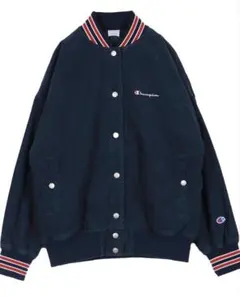 Champion ネイビー スタジャン
