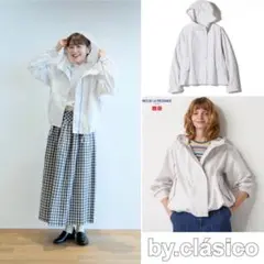 ツル様専用　ユニクロ ines イネス リラックスパーカー オフホワイト