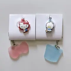 新品♡サンリオ ダブルチャームグミ ハローキティ あひるのペックル セット