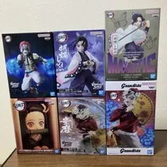 鬼滅の刃　竈門禰豆子　猗窩座　胡蝶しのぶ　童磨　フィギュア6体