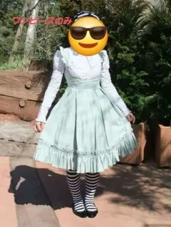 Victorian maiden エプロン風ワンピ Beth グリーン Victorian maiden エプロン風ワンピ Beth グリーン - メルカリ