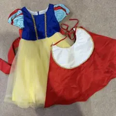 【マント付き】白雪姫 ドレス コスプレ 衣装 キッズ 4歳 5歳 プリンセス
