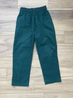 グリーン イージーパンツ カジュアル シンプル 無地 メンズ レディース