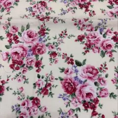 ハンドメイド　材料　未使用布　生地　小花柄　花柄　カット生地
