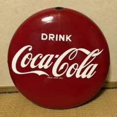 ◇大コカ・コーラ 丸型 琺瑯看板 大型 ♪貴重品 - メルカリ