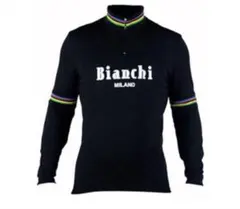 【希少】Bianchi サイクルジャージ ブラック M レアのサムネイル