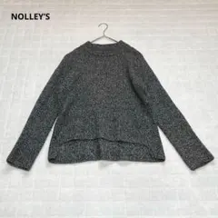 新品・タグ付】定価¥1.8万 CROSSLEY 胸元ドレープ アルパカニット
