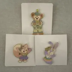 ダッフィ 、リーナ・ベル 、ステラ・ルー ピンバッジ　3個セット