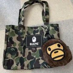 A BATHING APE BAPE カモフラ トートバッグ 2点セット