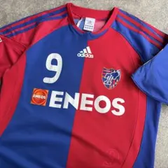 カボレ FC東京 adidas 9番 ユニフォーム ブルー レッド Mサイズのサムネイル