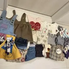 半袖Tシャツ、ズボンまとめ売り100cm ディズニー　プティマイン　スポンジボブ