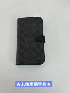 新品未開封】COACH iPhone14ケース 定価14520円 本革黒 - メルカリ