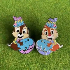 ディズニー 東京ディズニーシー チップ デール ピンバッジ 2個セットのサムネイル