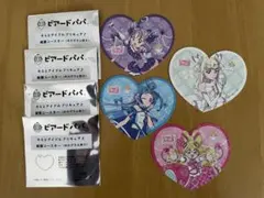 ビアードパパ プリキュア コースター 4枚セット