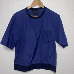 最終入札セール 3.1フィリップリム ネイビー 半袖 Tシャツのサムネイル
