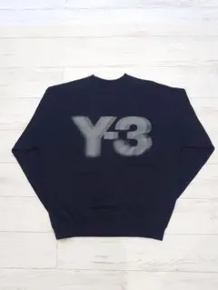 【美品】Y-3 クルーネック スウェット ブラック ワイスリー Mのサムネイル