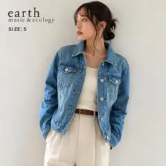 earth music&ecology デニムジャケット Gジャン S
