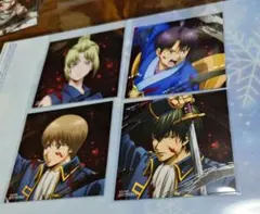 銀魂 アニメイト特典 箔押しスクエアカード　まとめ売り　②