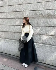 COCODEAL ココディール フォックスオフショルニット 23秋冬.