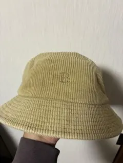 BEAMS HEART コーデュロイ ベージュ バケットハット 57-59 cm