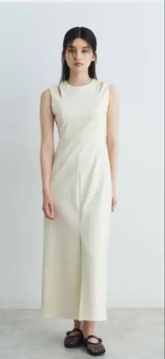 美品CODE A slit jersey dress ワンピース