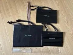 Paul Smith ショップ袋 3点セット 黒