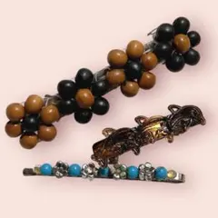 バレッタ　ヘアピン　まとめ売り　昭和　レトロ　ヴィンテージ　エスニック　古着