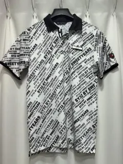 極美品・近年・完売品】SY32 ゴルフウェア ポロシャツ エンボス加工