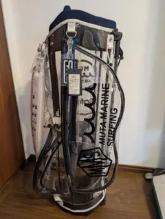 MUT MARINE クリアキャディバッグ新品未使用 送料無料】MUTA MARINE GOLF ムータマリンゴルフ メンズ
