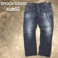 美品 EPOCA UOMO エポカウォモ size52 ダークブルー デニムのサムネイル