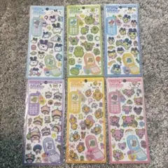 たまごっち　平成はっぴーフォン ステッカー6枚コンプリートセット