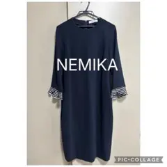 極美品　NEMIKA by leilianフリル袖　ワンピース