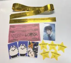 TXTスビン　トレカ　金テープ