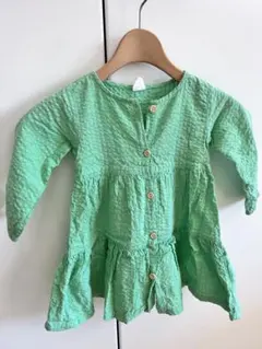 H&M グリーン ワンピース EU 80
