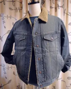 90's・アバクロンビー&フィッチ・デニム・ボアジャケット・新品・送料込