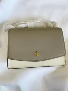TORY BURCH ミニ　チェーンバッグ　フレンチグレー