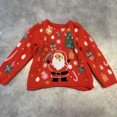 H&M サンタデザイン セーター 18M