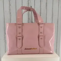 サマンサ　エナメル　バッグ　限定　ピンク　ヒョウ柄　大人可愛い　ギャル　Y2K