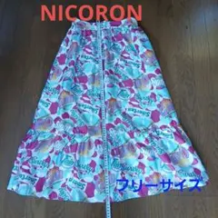 NICORON レディース　ロング　フレア　スカートのサムネイル