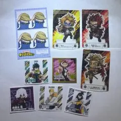 僕のヒーローアカデミア まとめ売り ステッカー カードスタンド セット