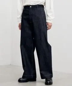 WYM LIDNM DENIM WIDE STRAIGHT SLACKSのサムネイル
