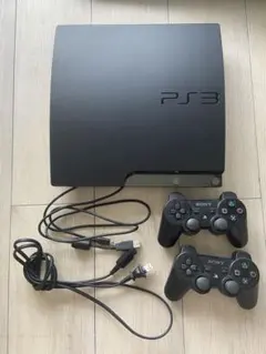 PS3 CECH-2100A 本体 コントローラー2個付き