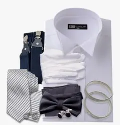 ウイングカラーシャツ 小物10点セット