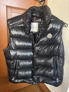 [美品] MONCLER モンクレール ブラック ダウンベスト　サイズ1